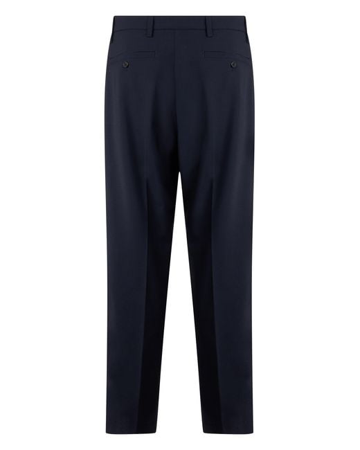Department 5 Blue Straight Pants for men