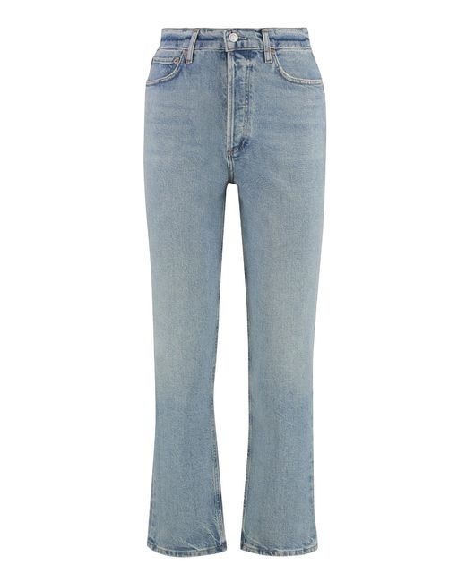 Agolde Blue 90 S Straight Leg Jeans