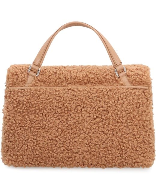 Borsa a mano Postina S di Zanellato in Brown