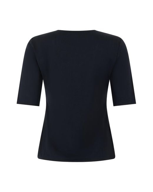 Emporio Armani Black Short Sleeve T-Shirt With V-Neck