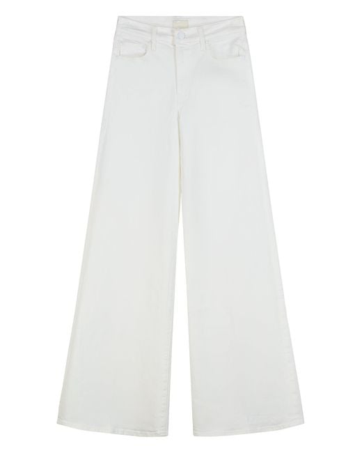 Mother White Jeans The Twister Sneak.