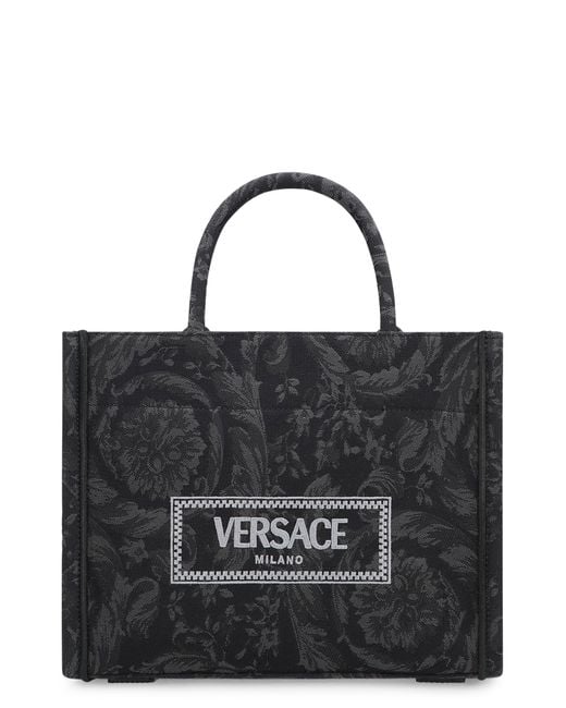 Versace Black Piccola Athena Tote Bag