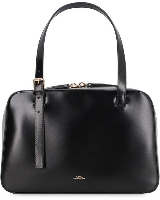 Borsa Virginie in pelle di A.P.C. in Black