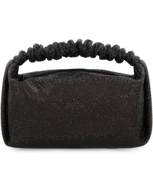 Alexander Wang Black Scrunchie Mini Handbag
