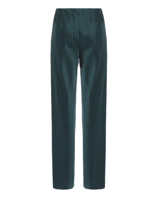 Vince Blue Loose High-waisted Pants