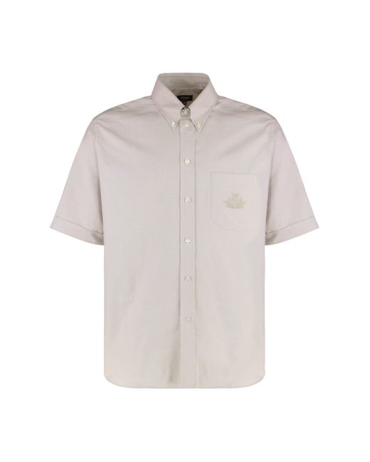 Fendi Natural Oxford Shirt for men