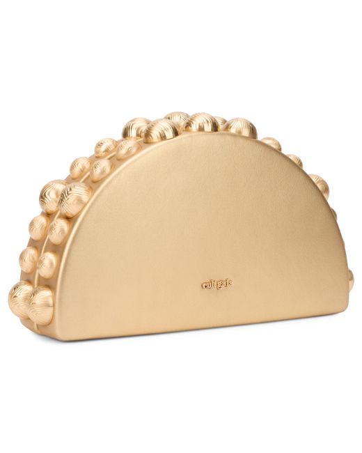Cult Gaia Natural Pouch With Snap Closure