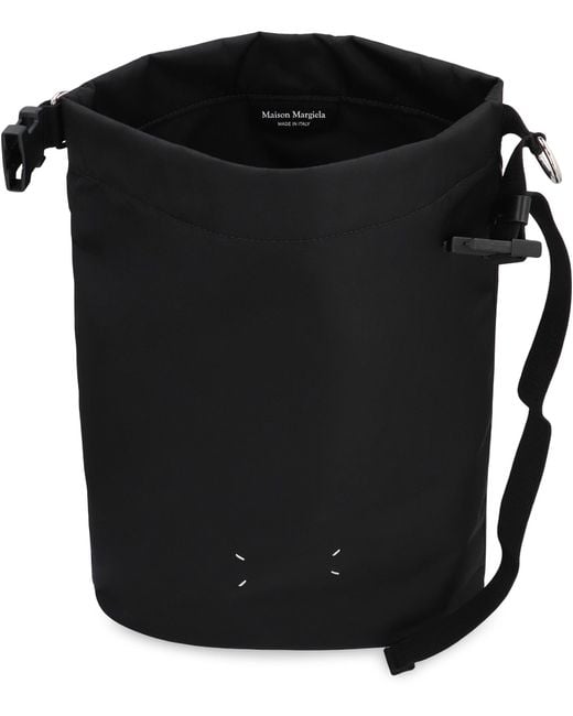 Maison Margiela Black Technical Fabric Backpack for men
