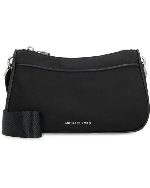 MICHAEL Michael Kors Black Jet Set Nylon Messenger Bag