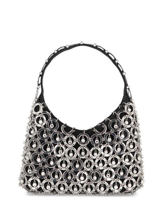 Borsa a spalla Sphere di Rabanne in Black
