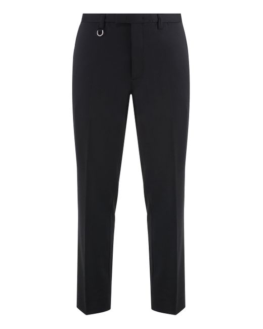 Paolo Pecora Blue Slim Fit Chino Trousers for men