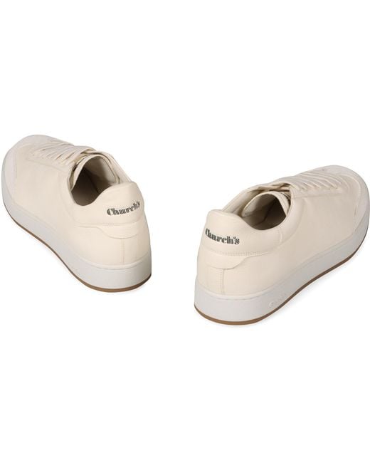 Church's Pink Largs Leather Sneakers for men