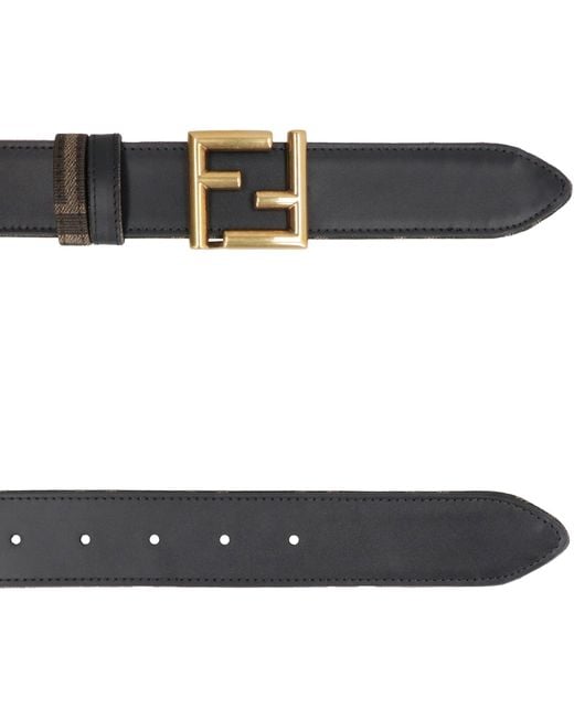 Fendi Black Ff Belt