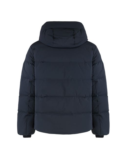 Fusalp Blue Atila Hooded Short Down Jacket for men
