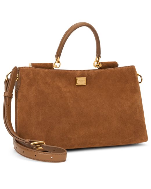 Dolce & Gabbana Brown Bag With Handle And Shoulder Strap