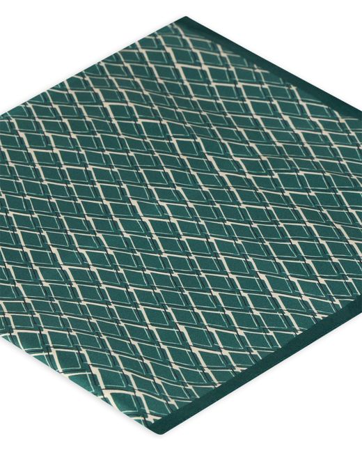 Slowear Green Silk Scarf for men