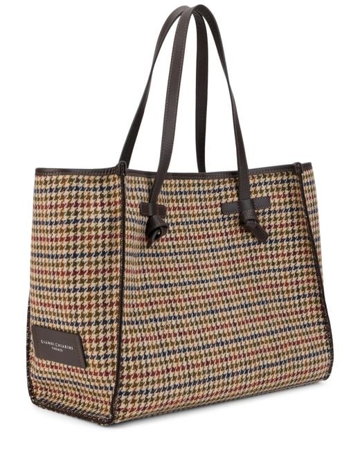 Gianni Chiarini Brown Tote Bag With Pouch