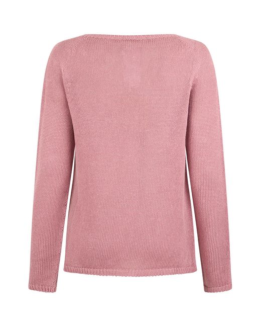 Max Mara Pink Linen Sweater