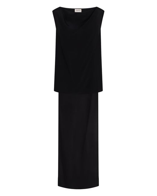 P.A.R.O.S.H. Black Silk Blouse