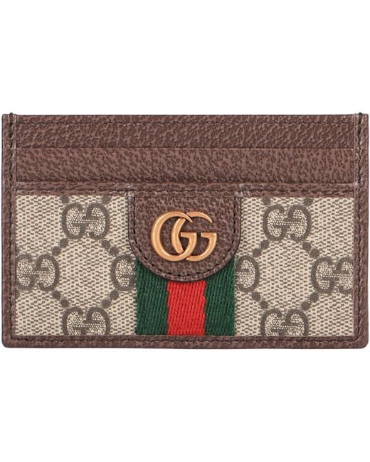 Gucci Brown Cardholder Ophidia for men