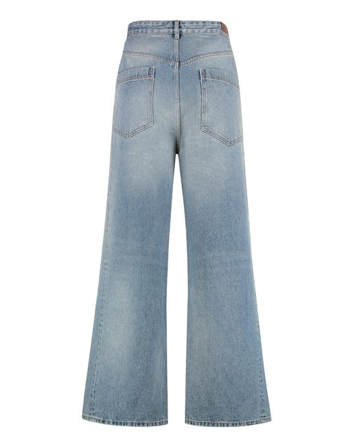 DARKPARK Blue Ined Oversized Jeans for men