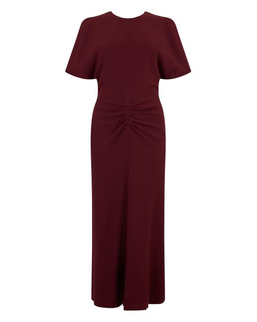 Victoria Beckham Red Long Dress Bela
