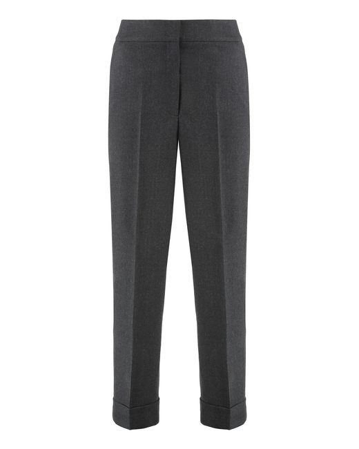 Peserico Gray Cropped Pants