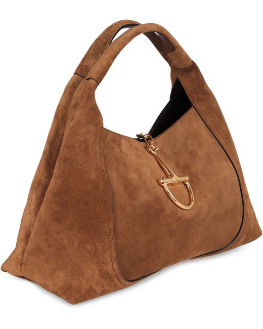 Gucci Brown Softbit Maxi Shoulder Bag