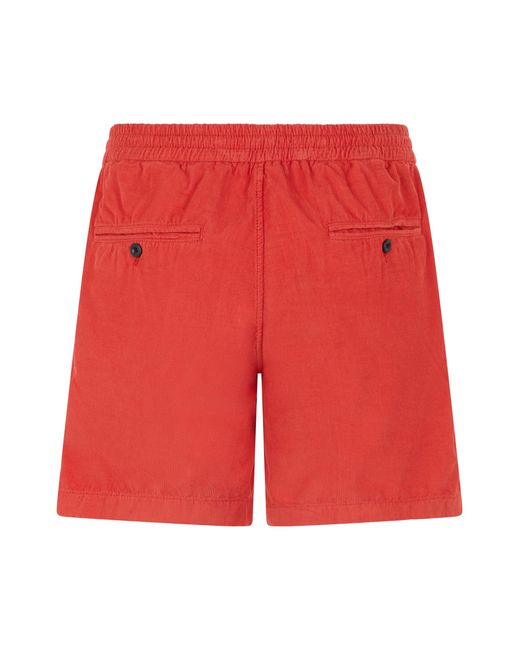 Slowear Red Bermuda Regular Fit for men