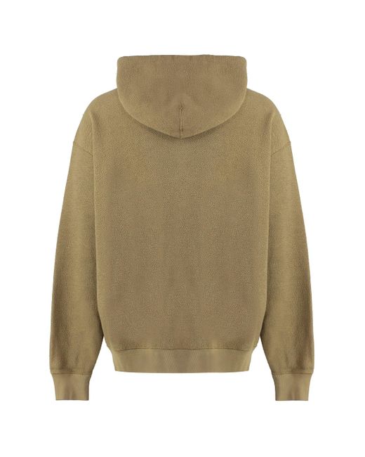 Dolce & Gabbana Brown Logo Print Hoodie for men