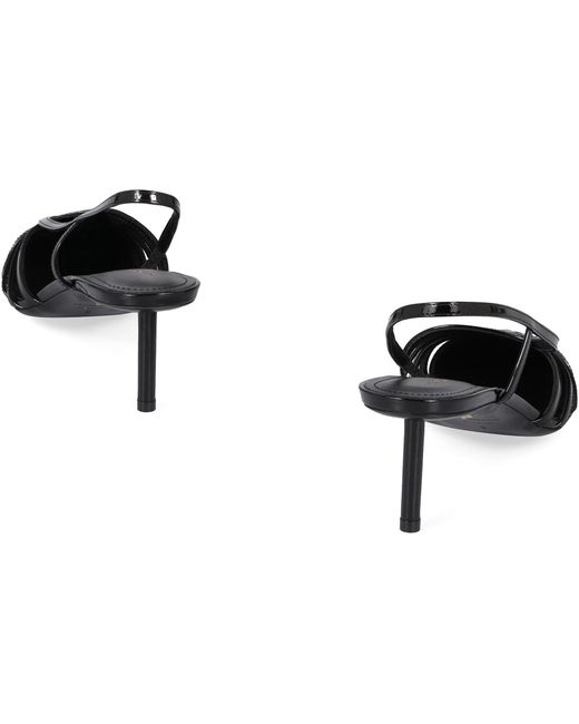 Ferragamo Black Patent Leather Pumps