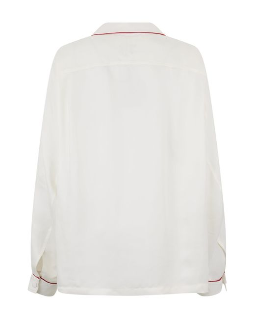 Tom Ford White Silk Twill Nightgown