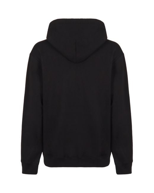 Gucci Black Cotton Jersey Sweatshirt for men