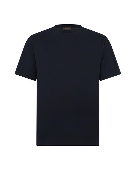 Slowear Black Slim Fit T-Shirt With Short Sleeves for men