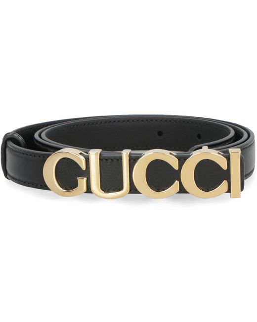 Gucci Black Buckle Belt