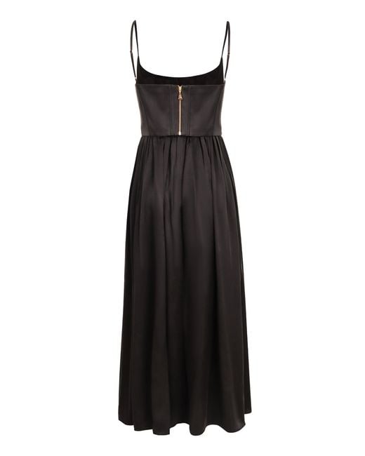 Zimmermann Black Cotton Lace Up Top