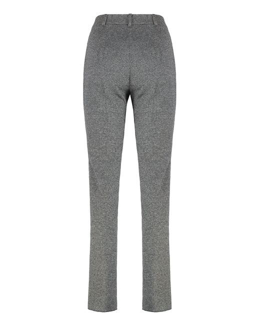 Max Mara Gray Pantalone A Sigaretta