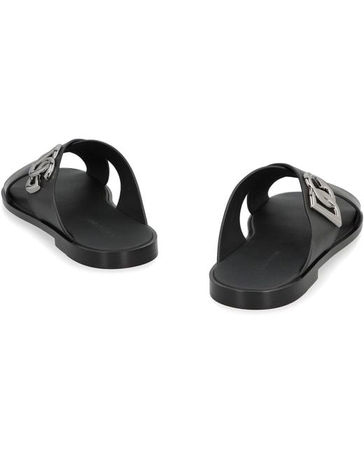 Dolce & Gabbana Black Sandals for men