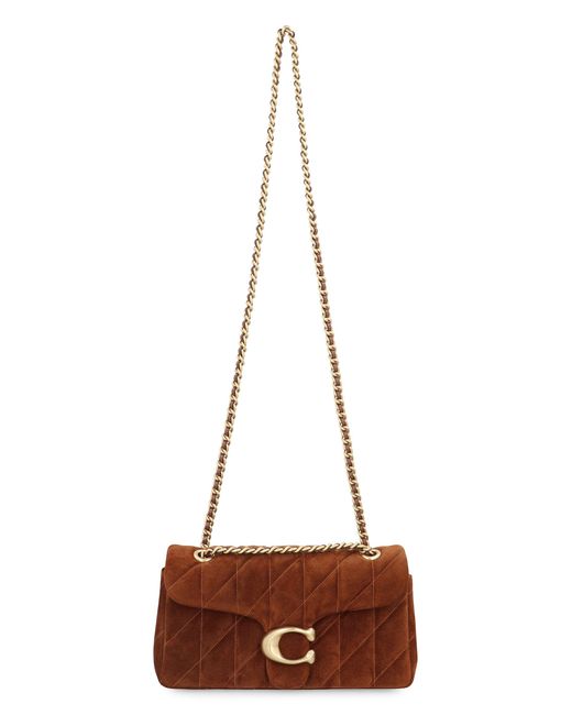 COACH Brown Tabby 26 Quilted Shoulder Bag