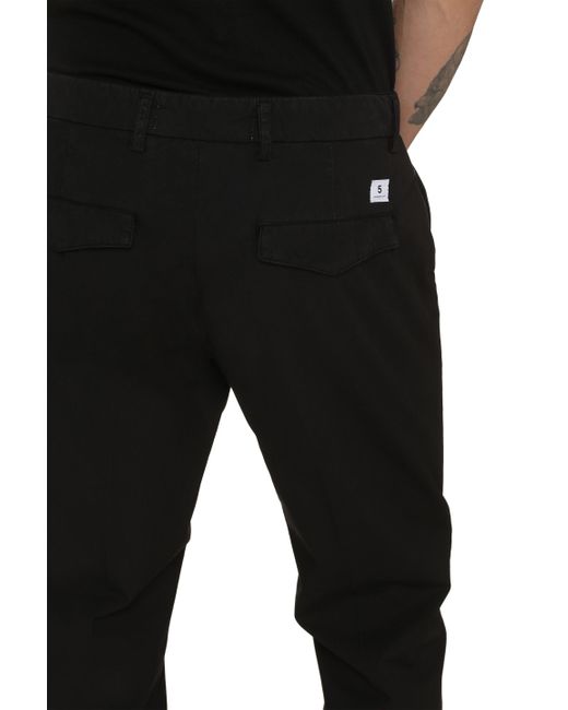 Department 5 Black Prince Chino Pants for men
