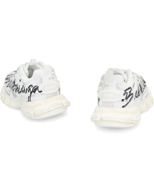 Balenciaga White Wmns Track Sneaker 'Signature'