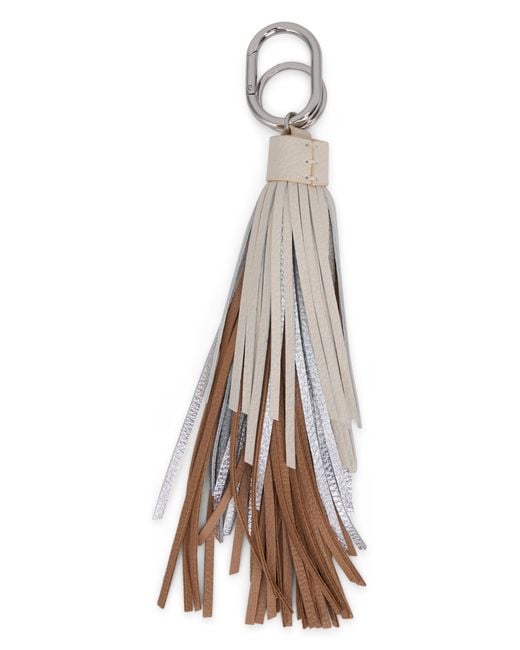 Gianni Chiarini Natural Nappa Charm Keychain