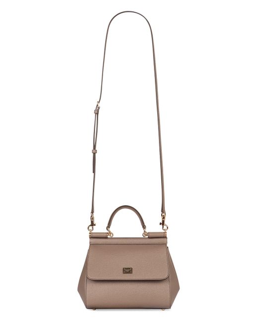 Dolce & Gabbana Multicolor Sicily Media Leather Handbag