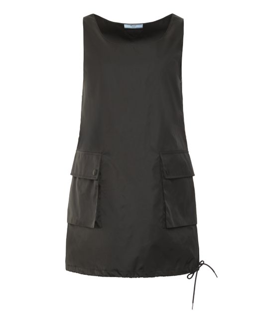 Abito in Re-Nylon di Prada in Black