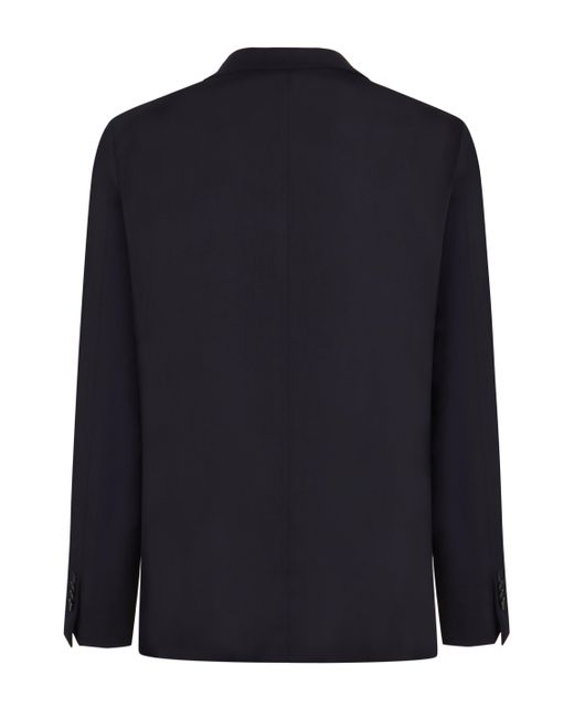 Tagliatore Black Single-Breasted Two-Button Blazer for men