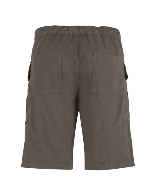 Aspesi Gray Solid Shorts for men