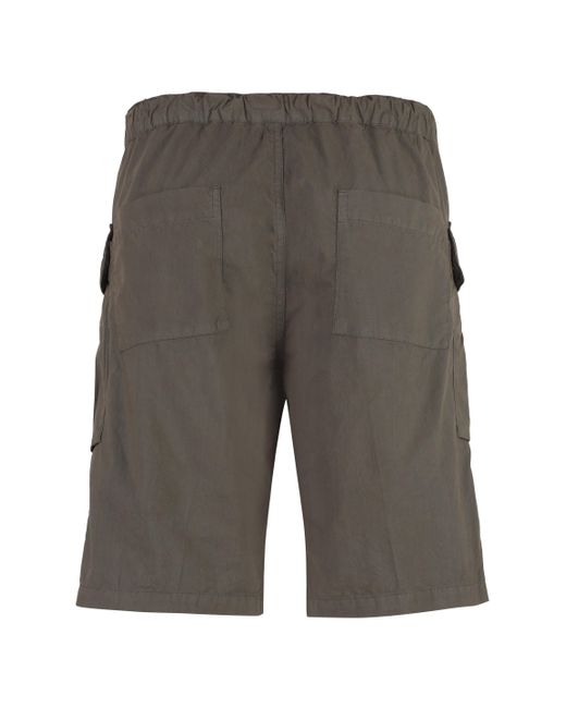 Aspesi Gray Solid Shorts for men