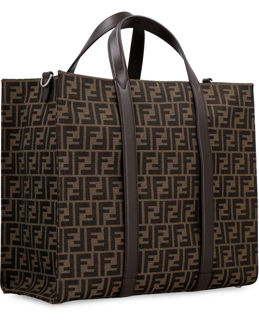 Fendi Black Stylish Tote Handbag For for men