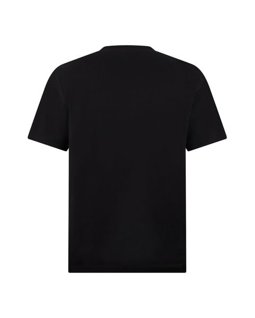Slowear Black Slim Fit T-Shirt With Short Sleeves for men