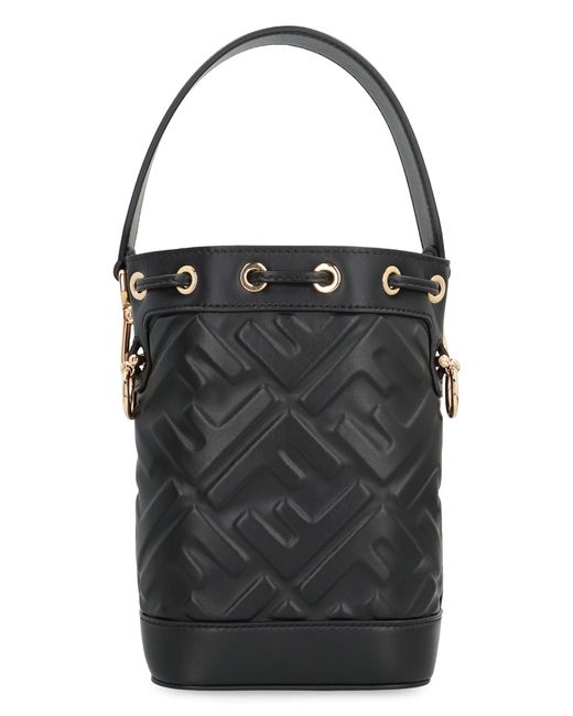 Fendi Black Mon Tresor Leather Mini Bag